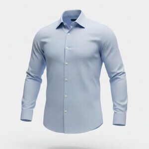 Stenstroms Fitted Body 2-Fold Super Cotton Dress Shirt Size Medium